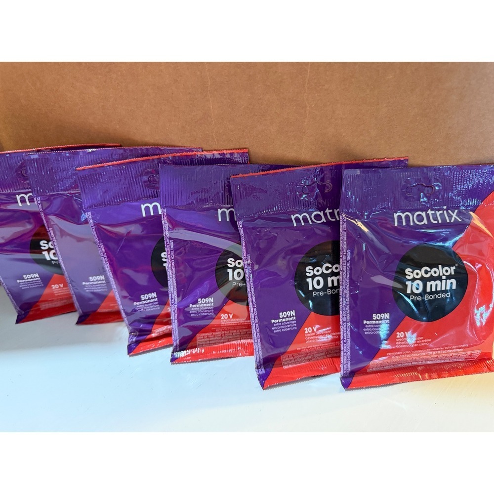 Matrix SoColor 10 Min Permanent Hair Color 509N 20 Volume 6 Pack